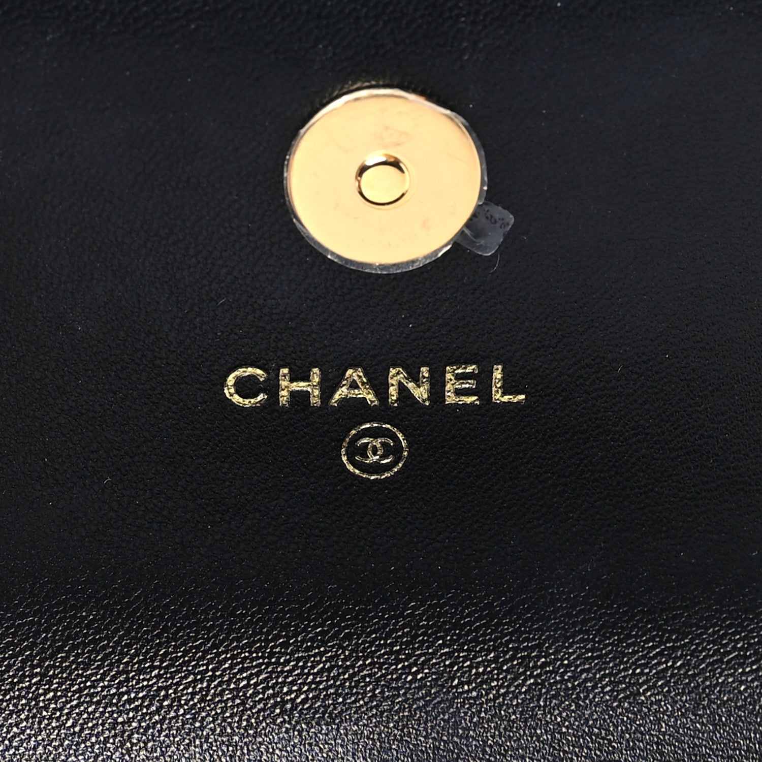 Chanel Lambskin Quilted CC Hook Card Holder Black 6 of 10