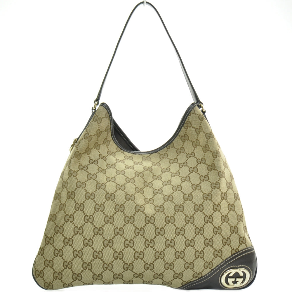 Monogram New Britt Medium Hobo Ebony