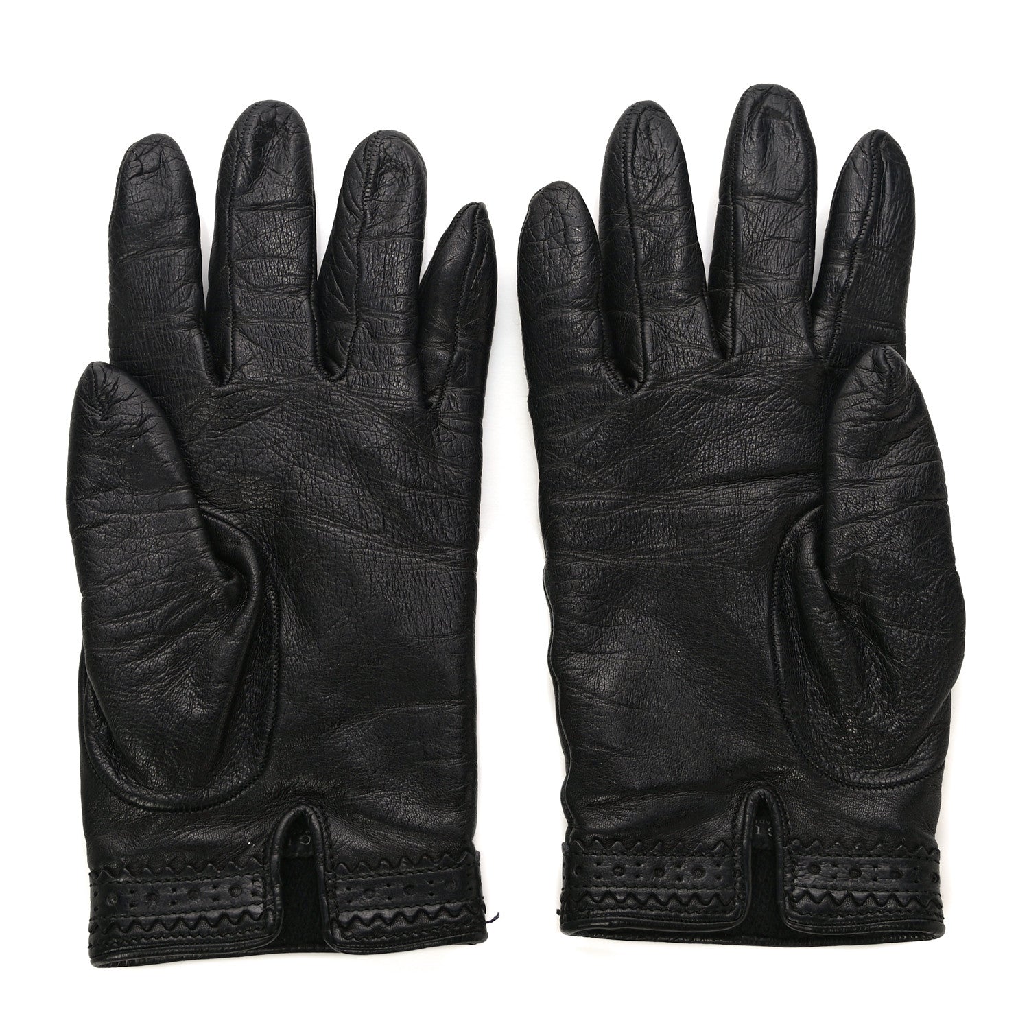 Gucci Donna Nappa Gloves 7.5 Black 3 of 13