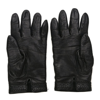 Gucci Donna Nappa Gloves 7.5 Black 3 of 13