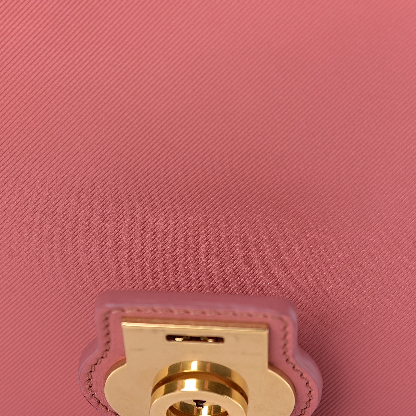 Trench Calfskin Medium DK88 Top Handle Bag Blossom Pink Pale Clementine