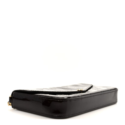 Louis Vuitton Vernis Pochette Felicie Chain Wallet Amarante 5 of 16