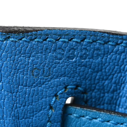 Hermes Evercolor Kelly Retourne 28 Bleu Zanzibar 6 of 9
