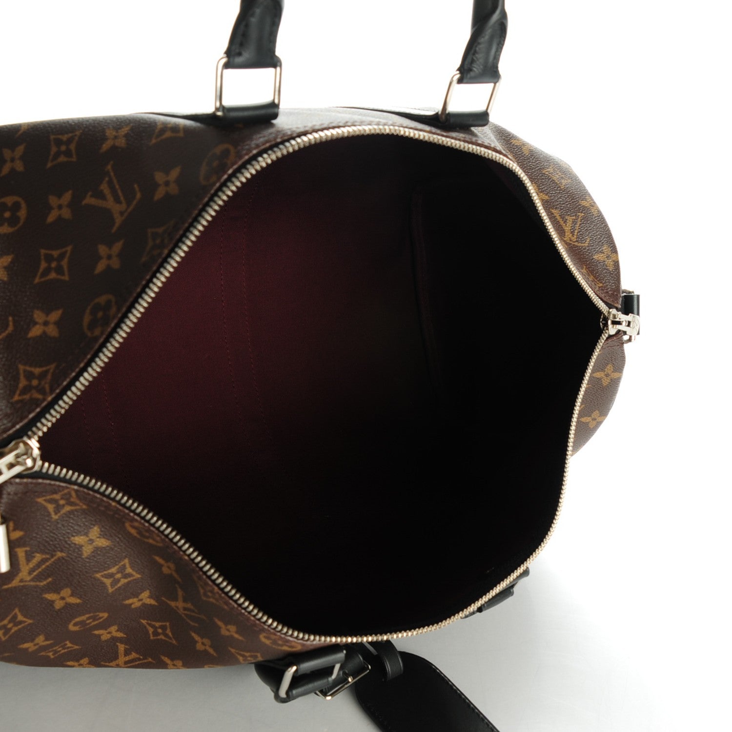 Louis Vuitton Monogram Macassar Keepall Bandouliere 45 6 of 7