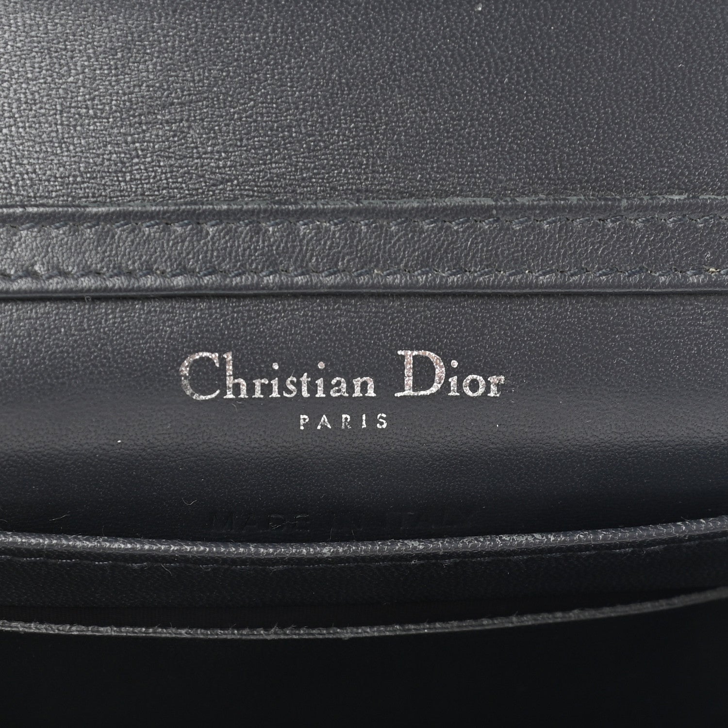 Christian Dior Metallic Patent Micro-Cannage Baby Diorama Flap Bag Green 6 of 13