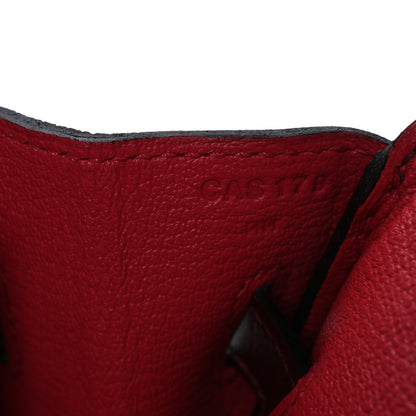 Hermes Taurillon Clemence Sombrero Birkin 30 Rouge H Rose Azalea 7 of 12