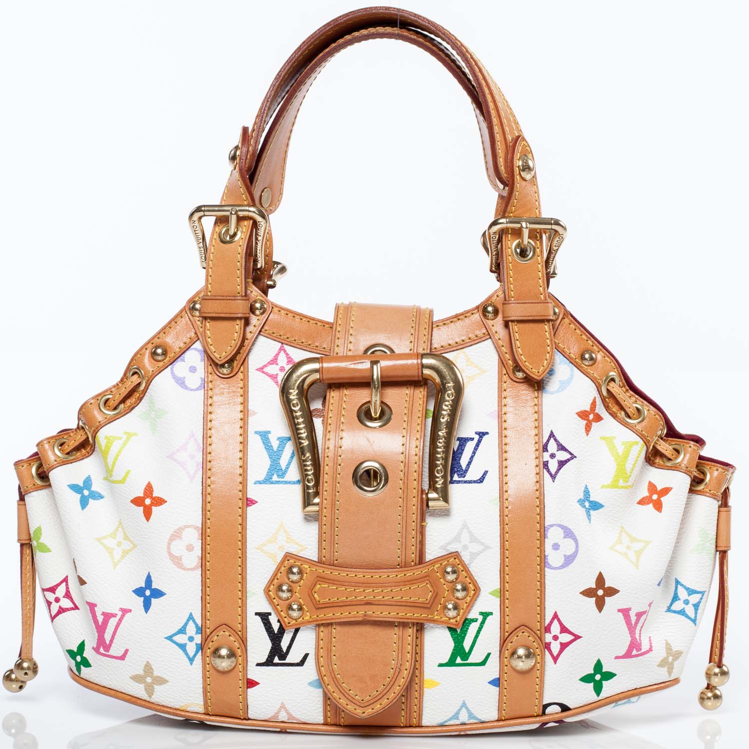 Louis Vuitton Monogram Multicolor Theda GM White 1 of 9