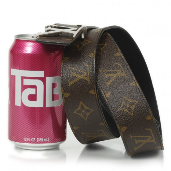 Louis Vuitton Macassar Monogram LV Initiales Reversible Belt100 40 6 of 6