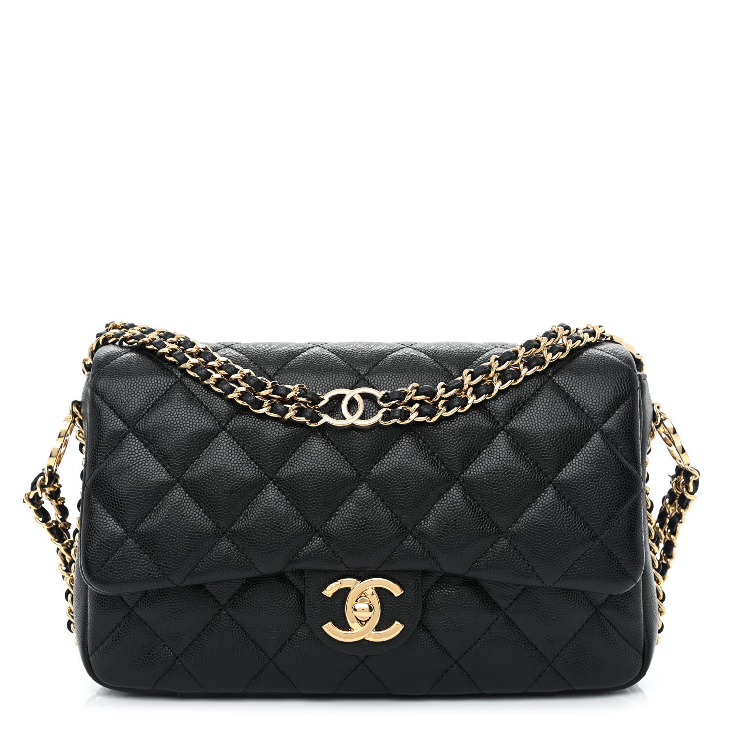Chanel Caviar Quilted Small CC You Flap Black 1 of 12