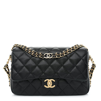 Chanel Caviar Quilted Small CC You Flap Black 1 of 12