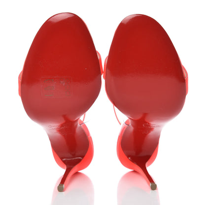 Christian Louboutin Fluo Matt PVC Jonatina 100 Sandals 36 Bikini 5 of 8