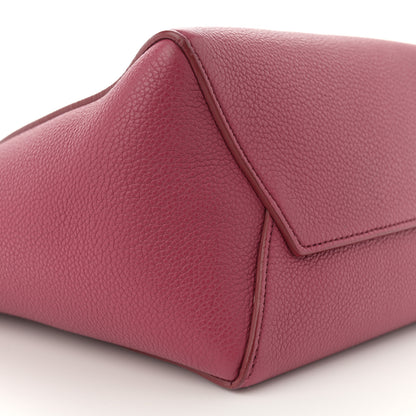 Celine Soft Grained Calfskin Small Sangle Bucket Bag Raspberry 8 of 10