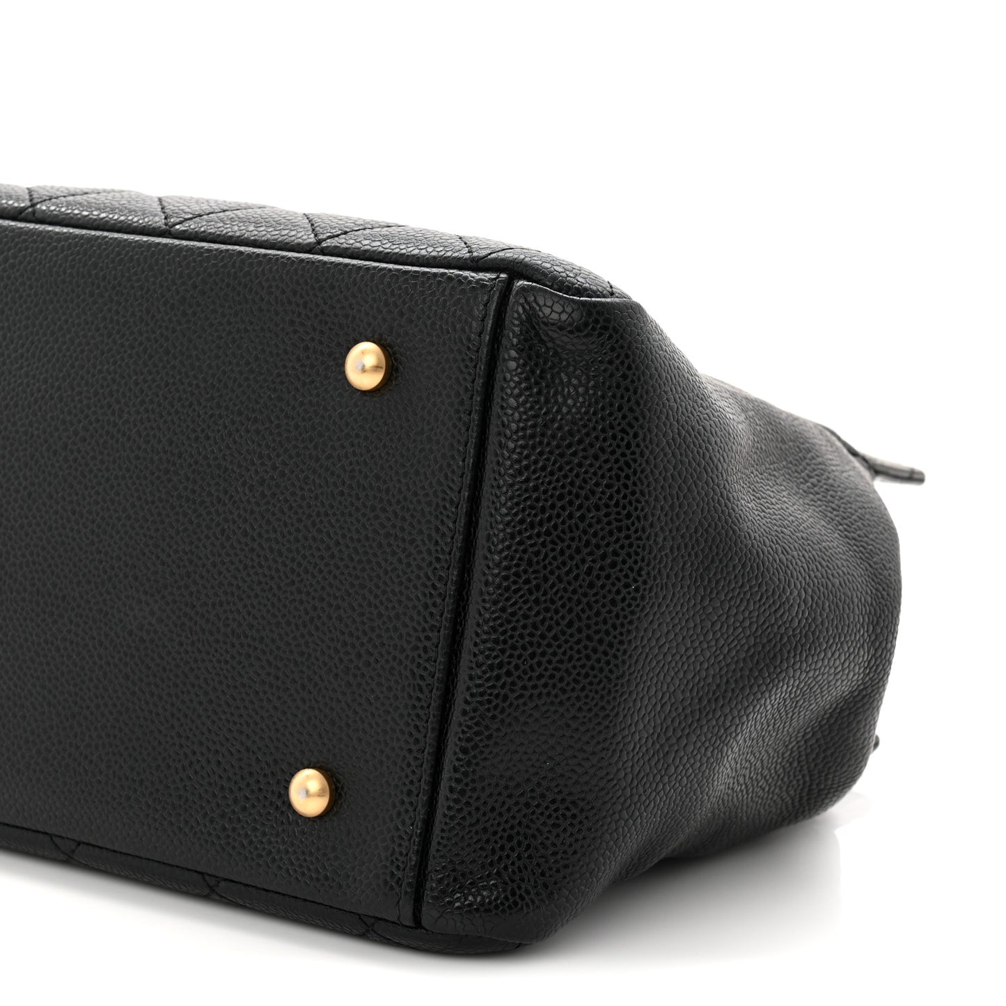 Caviar Quilted Petit Timeless Tote PTT Black