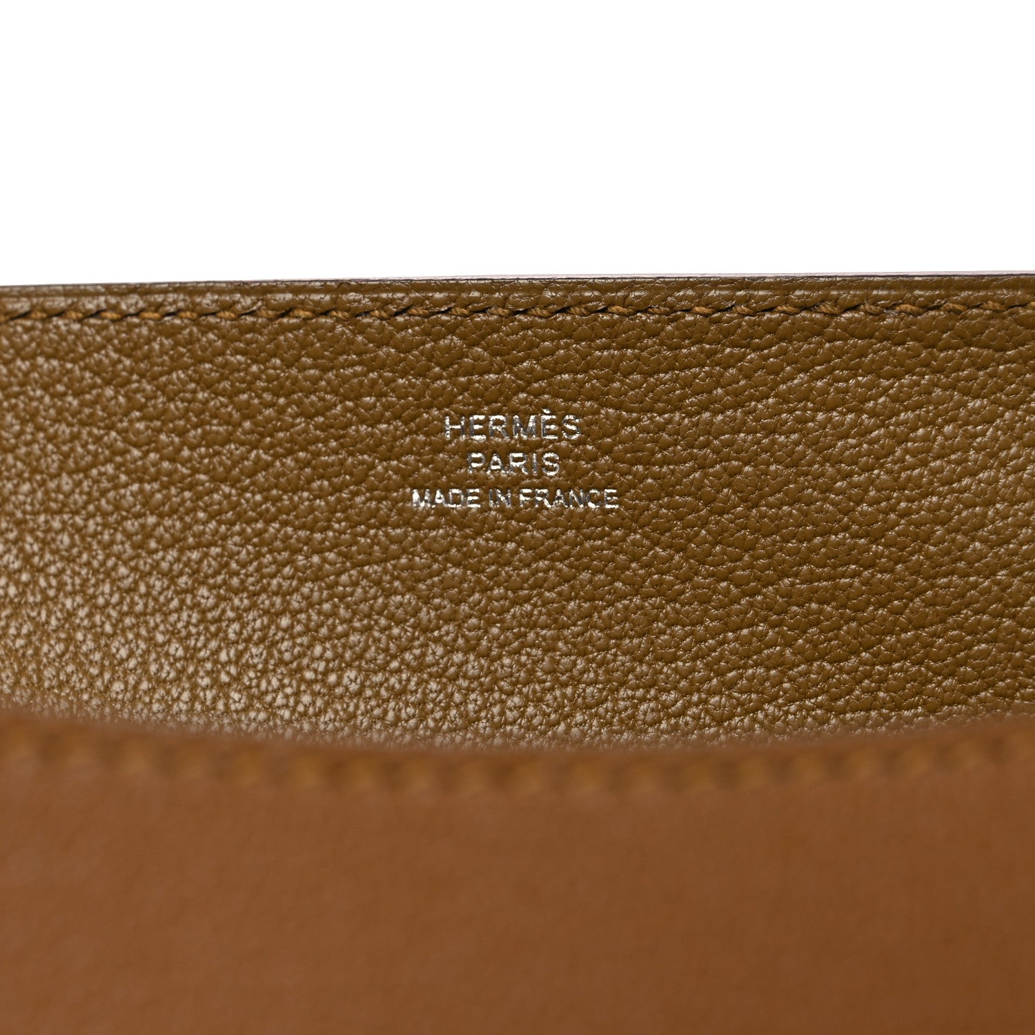 Hermes Chevre Chamkila Neo Medor Clutch Bronze Dore 6 of 13