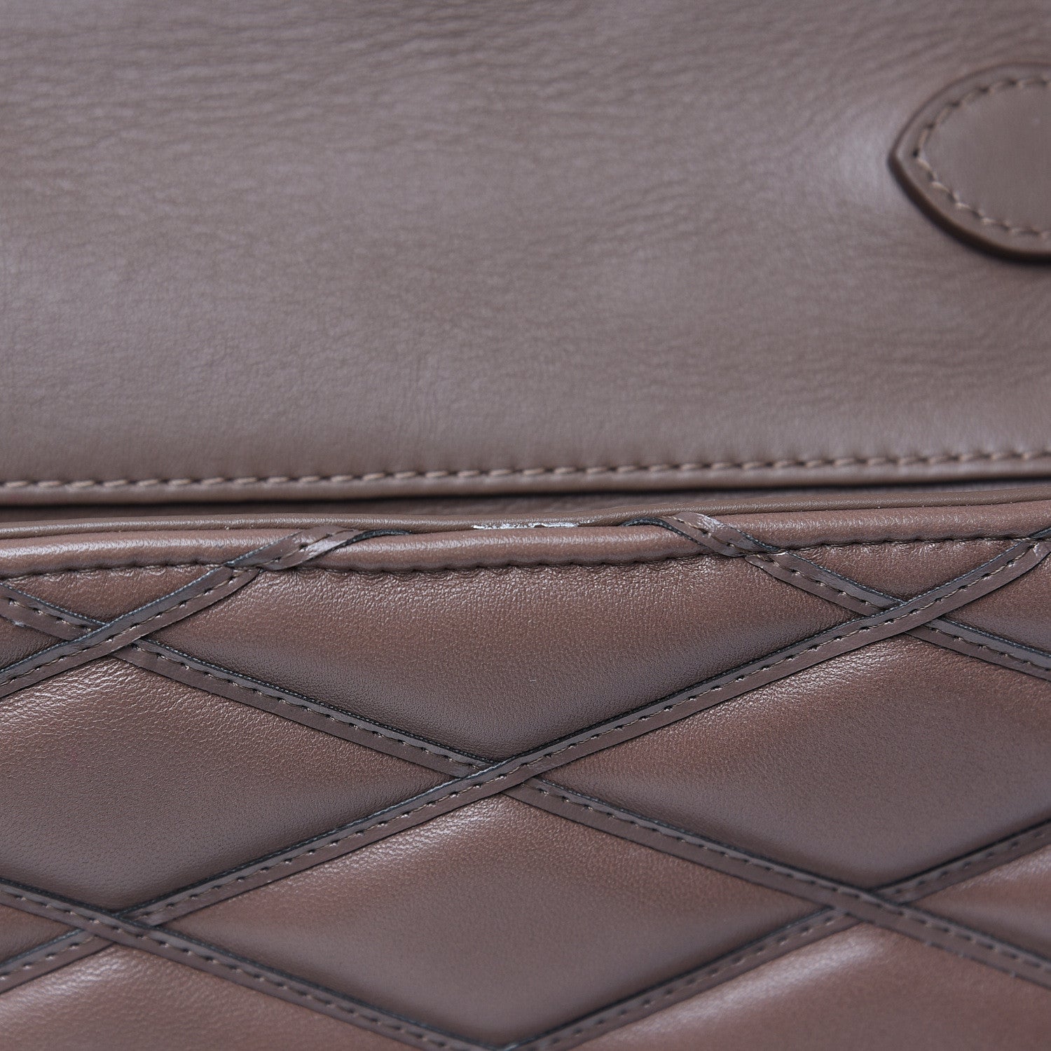 Louis Vuitton Lambskin Malletage GO-14 MM Taupe 12 of 14