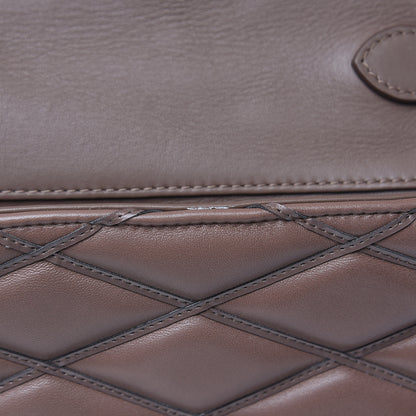 Louis Vuitton Lambskin Malletage GO-14 MM Taupe 12 of 14