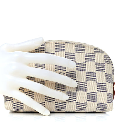 Louis Vuitton Damier Azur Cosmetic Pouch 2 of 9