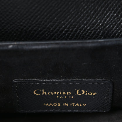 Christian Dior Grained Calfskin Mini Saddle Bag Black 6 of 10