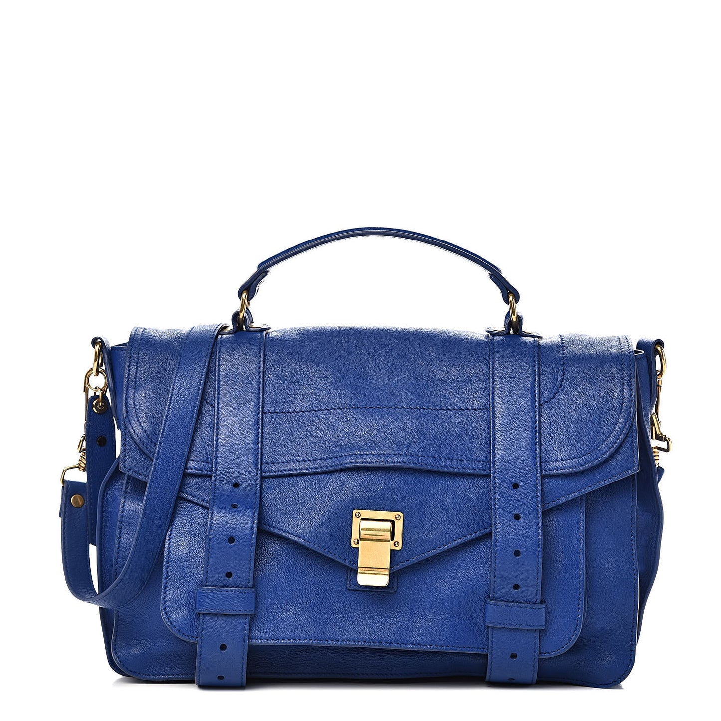 Lambskin Medium PS1 Satchel Royal Blue