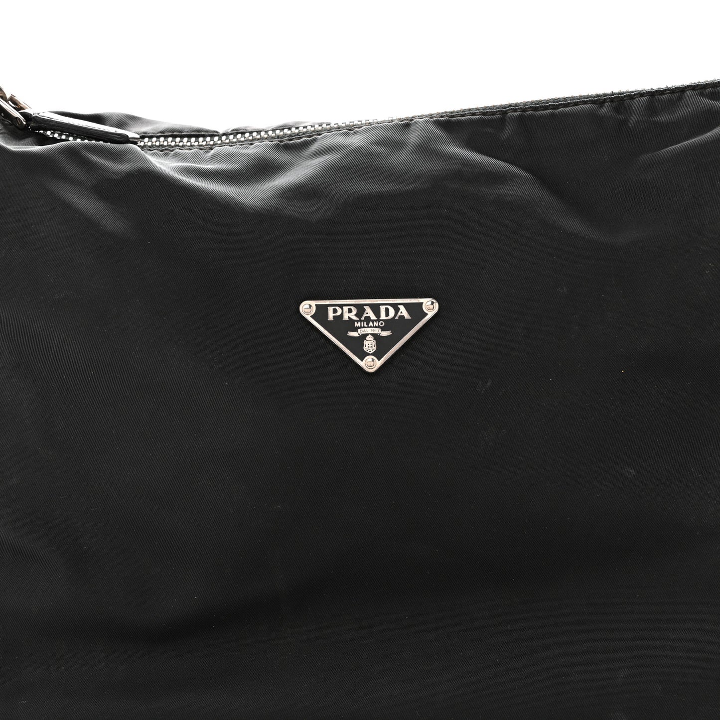 Nylon Shoulder Bag  Black