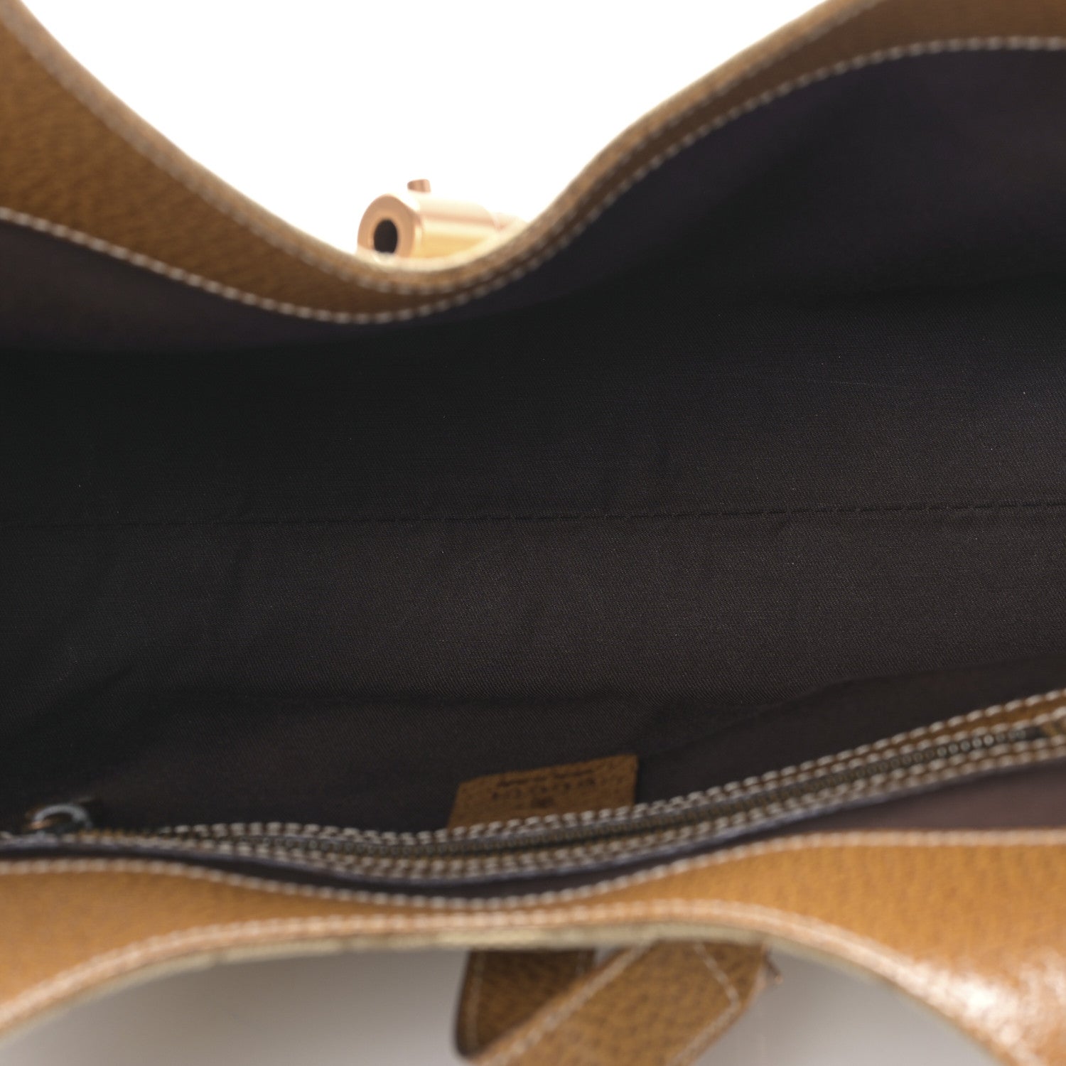 Gucci Monogram Calfskin Large Bardot Shoulder Bag Brown 5 of 9