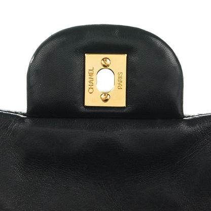 Chanel Lambskin Quilted Maxi Single Flap Black 6 of 9