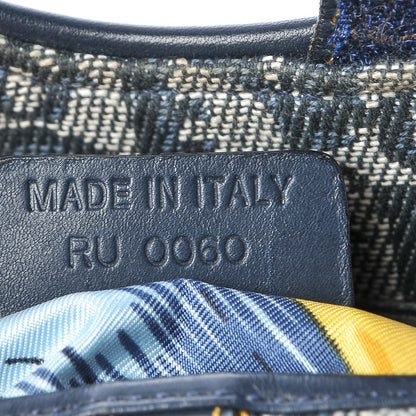 Christian Dior Monogram Saddle Bag Blue 8 of 8