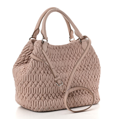 Miu Miu Nappa Matelasse Tote Cammeo 2 of 18