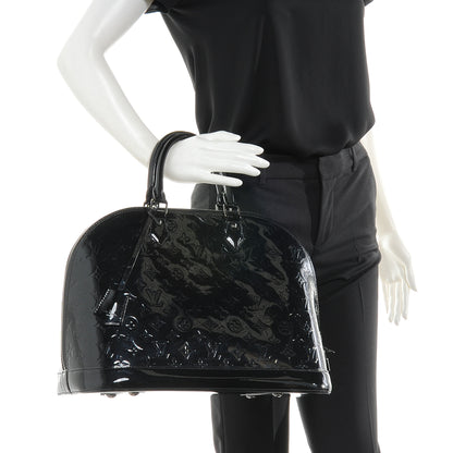 Louis Vuitton Vernis Alma GM Noir Magnetique 2 of 8