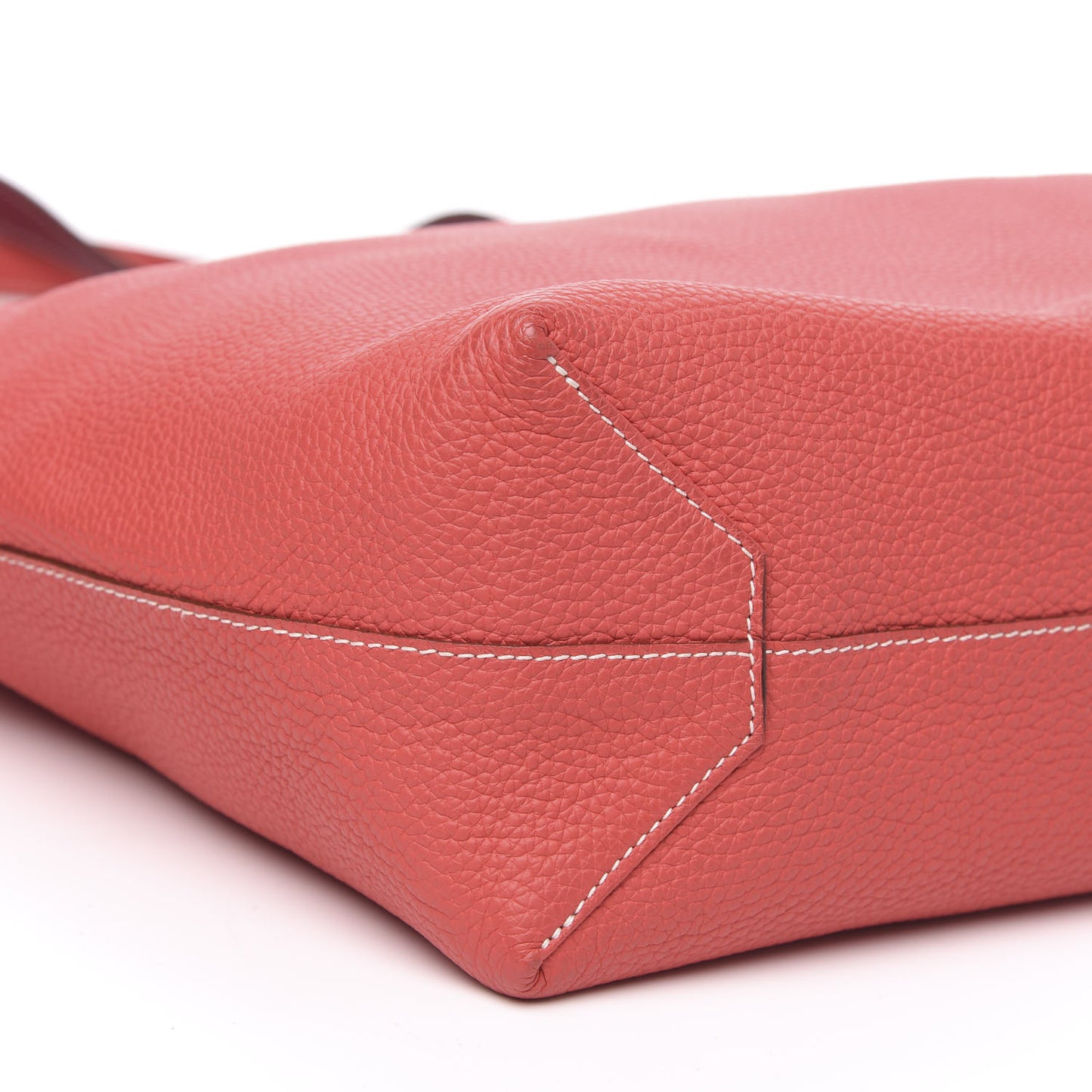 Taurillon Clemence Double Sens 45 Reversible Tote Rubis Bougainvillea