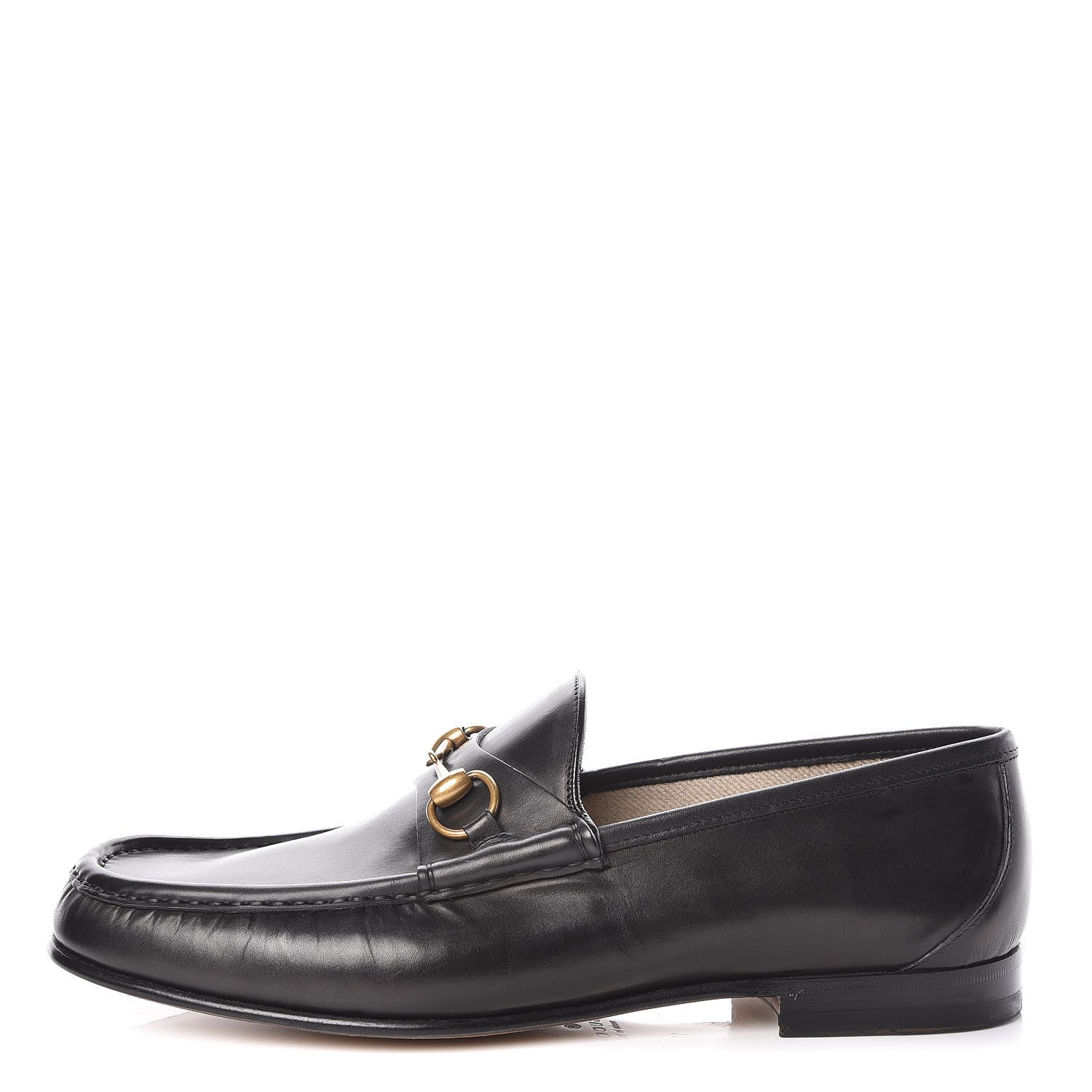 Gucci Calfskin Mens 1953 Horsebit Loafers 11 Black 1 of 7
