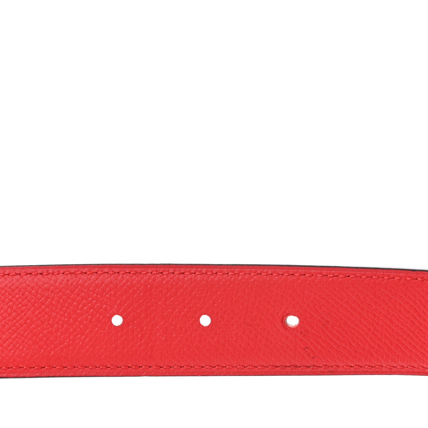 Hermes Epsom 32mm H Belt 95 Rose Confetti Rouge Tomate 4 of 8
