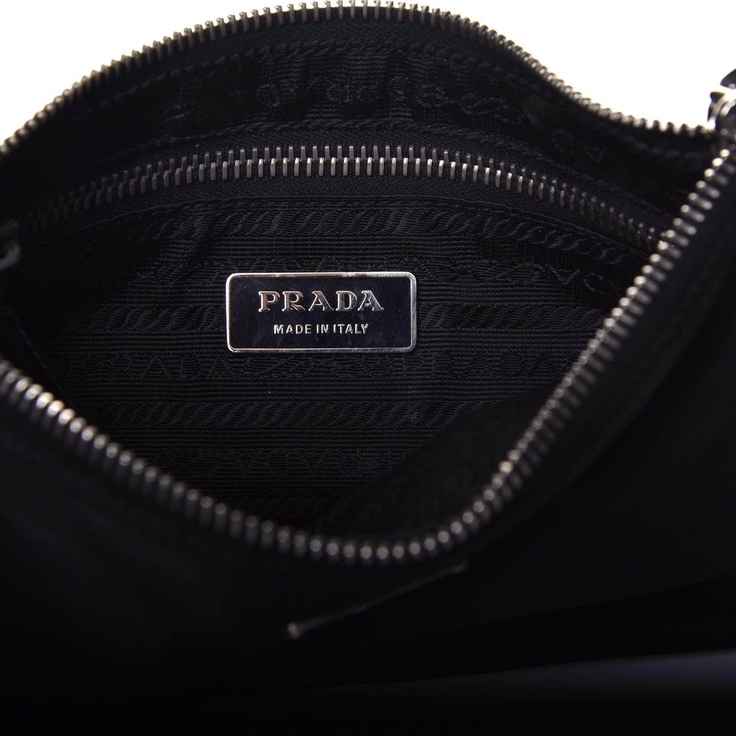 Prada Tessuto Nylon Pochette Black 6 of 8