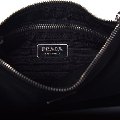 Prada Tessuto Nylon Pochette Black 6 of 8