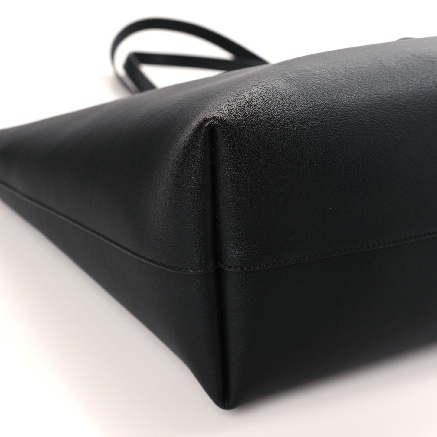 Calfskin Large Shopping Tote Black