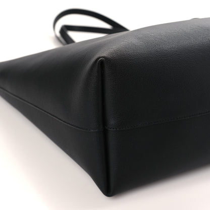 Saint Laurent Calfskin Large Shopping Tote Black 9 of 10