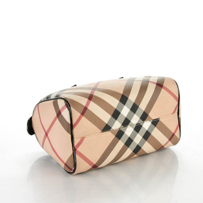 Burberry Nova Check Small Chester Bowling Bag Black 4 of 8
