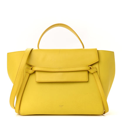 Celine Elephant Calfskin Mini Belt Bag Sun Yellow 1 of 12