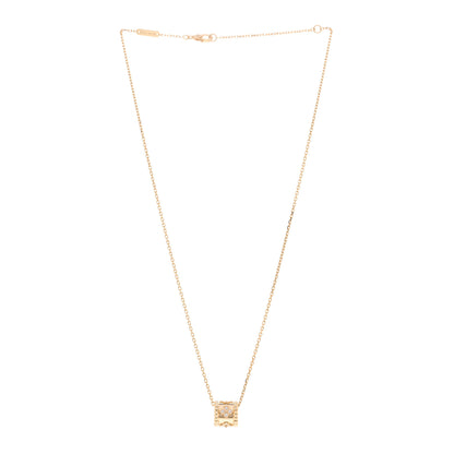 Van Cleef & Arpels 18K Yellow Gold Diamond Small Perlee Clovers Pendant Necklace 3 of 5