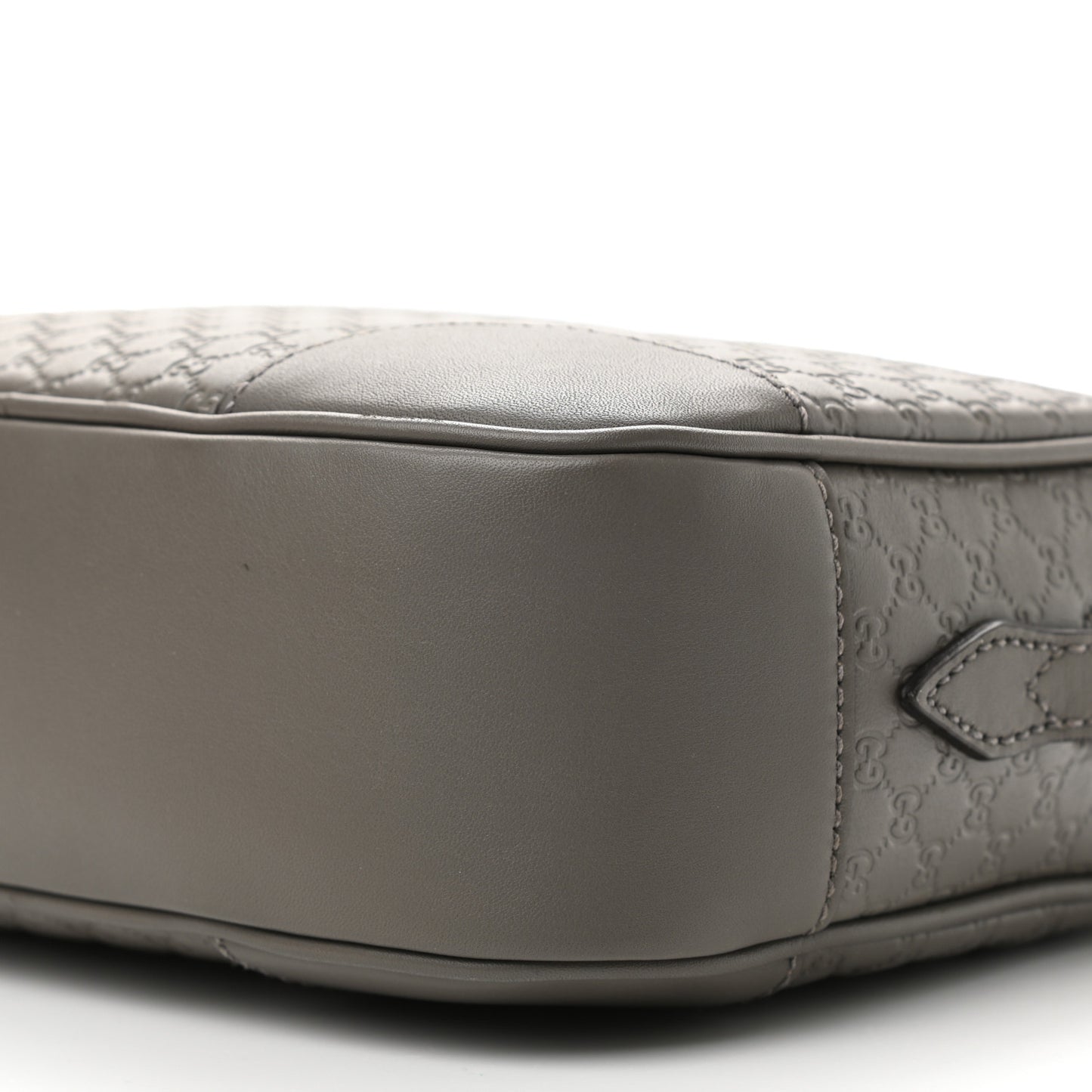 Microguccissima Mini Bree Messenger Bag Grey