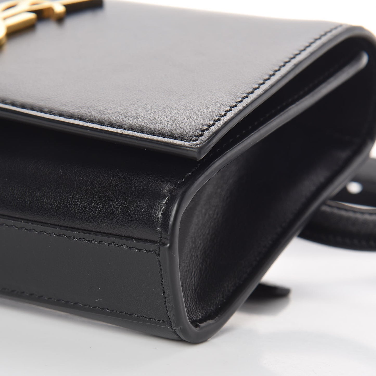 Smooth Calfskin Monogram Kate Belt Bag Black