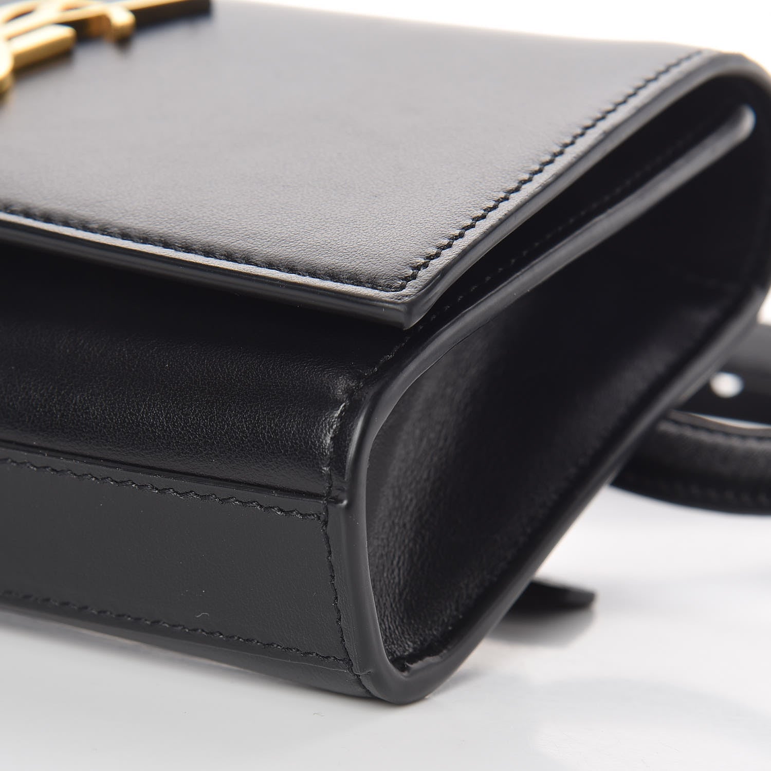 Saint Laurent Smooth Calfskin Monogram Kate Belt Bag Black 11 of 11