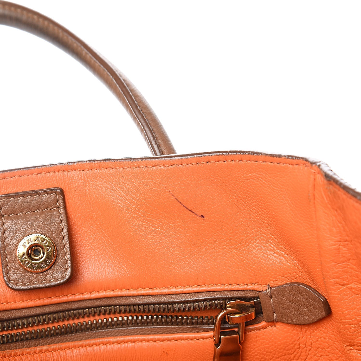 Prada Cervo Deerskin Fringe Tote Cammello 11 of 21