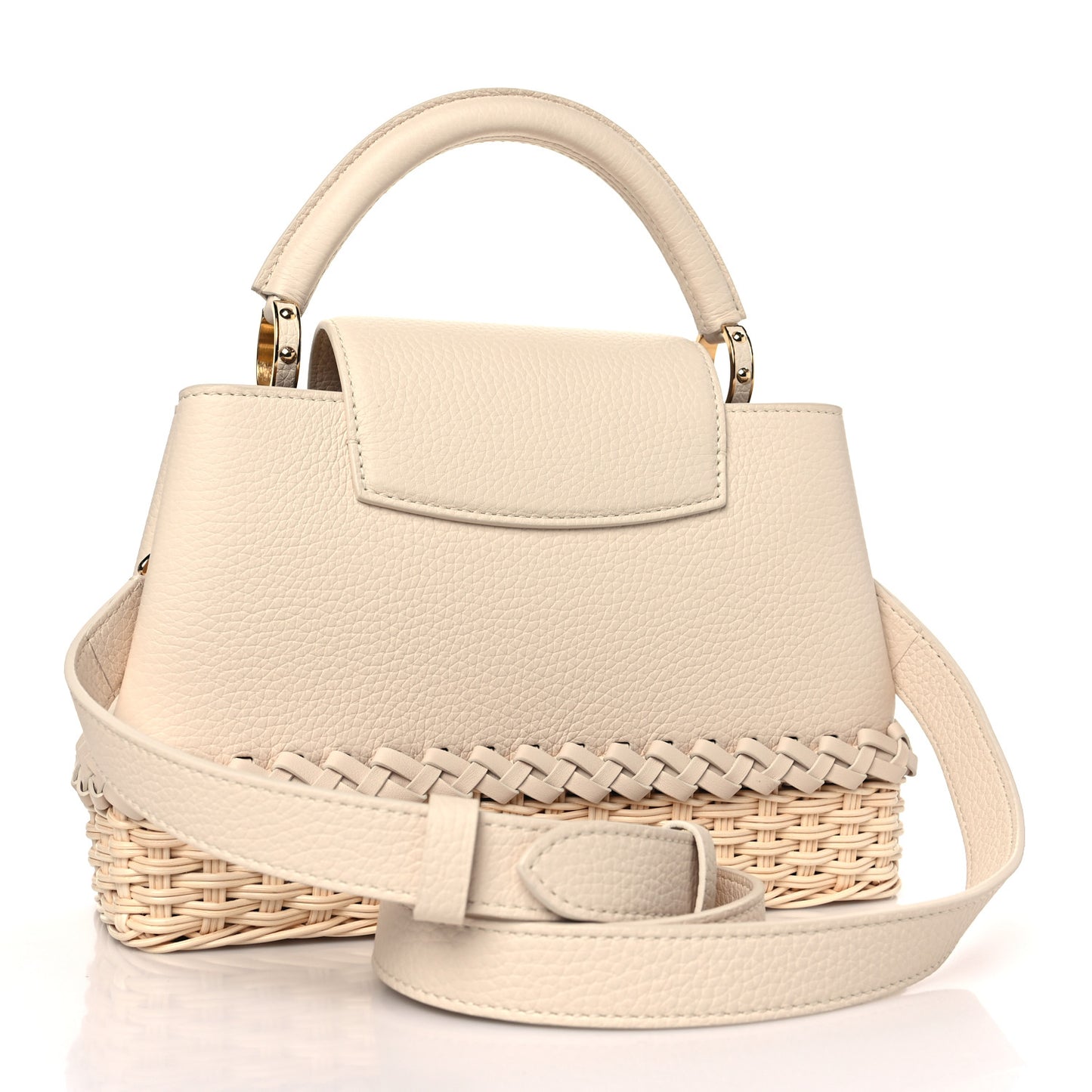 Rattan Taurillon Capucines BB Vanilla
