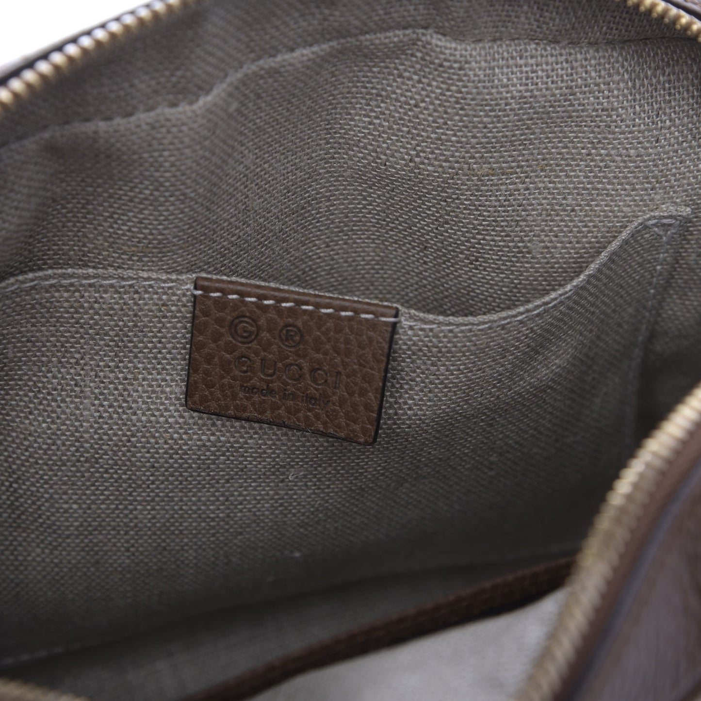 Monogram Mini Bree Messenger Bag Beige Tabacco