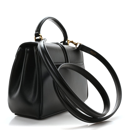 Celine Satinated Calfskin Mini 16 Top Handle Bag Black 3 of 10