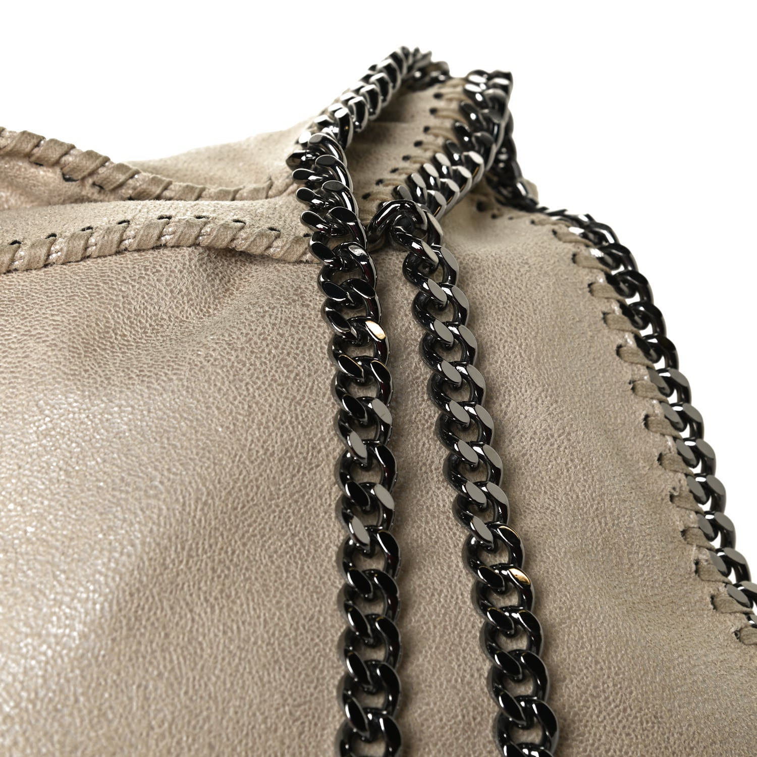 Stella McCartney Shaggy Deer Small Falabella Tote Taupe 12 of 13