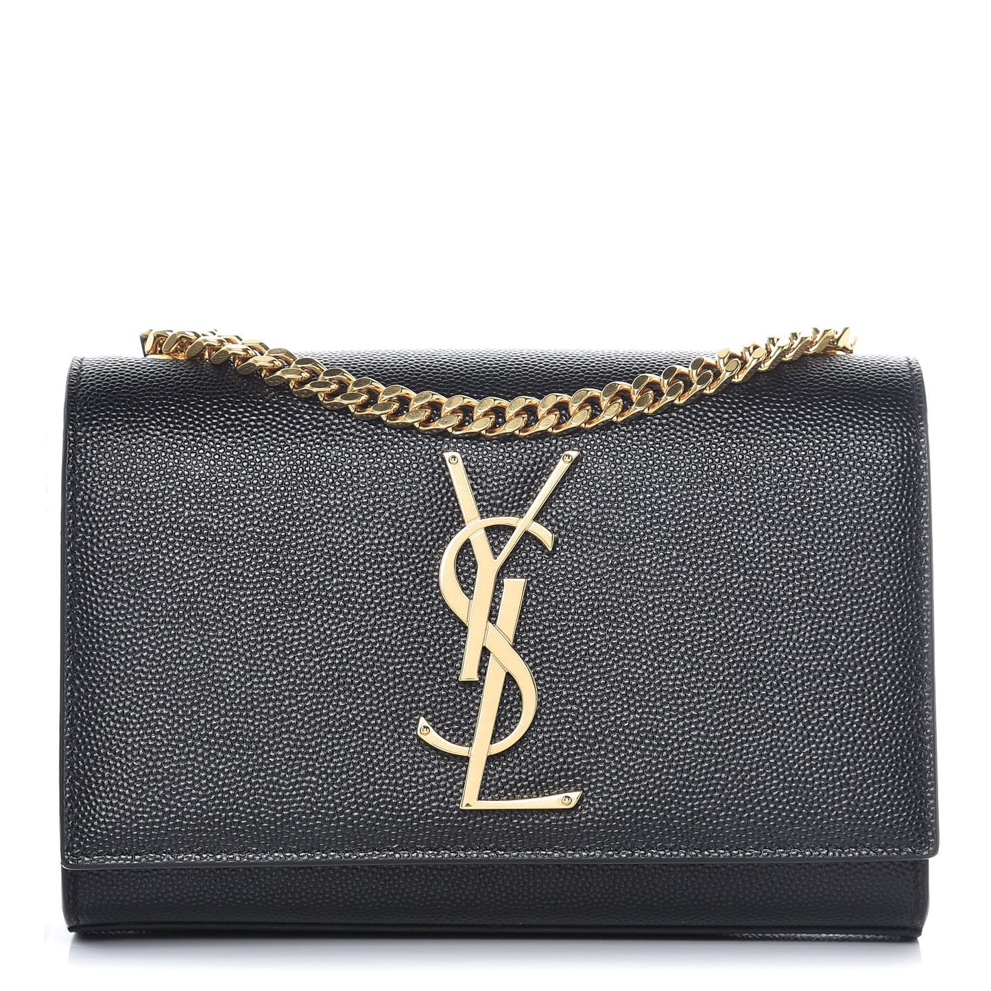Grain De Poudre Small Monogram Kate Satchel Black