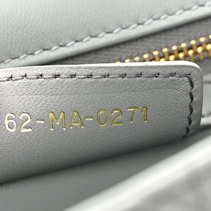 Christian Dior Lambskin Cannage Medium Caro Bag Grey Stone 7 of 9