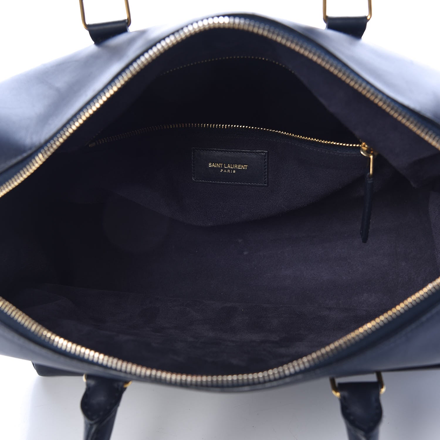 Saint Laurent Calfskin Classic Duffle 6 Marine 7 of 18